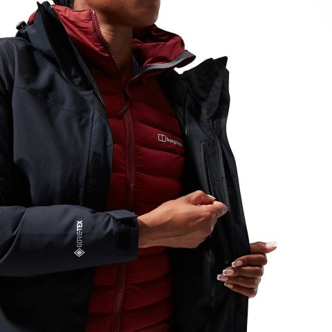 Berghaus Kurtka z membraną damska Berghaus Hillwalker InterActive Shell roz. M Czarna Berghaus Kurtka z membraną damska Berghaus Hillwalker InterActive Shell roz. M Czarna