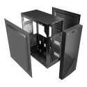 GEMBIRD GEMBIRD OBUDOWA FORNAX 170 MIDI-TOWER (1X USB 3.1, 2X USB 2.0, 1X USB TYP-C, CZYTNIK KART, 2X MINIJACK) CZARNA