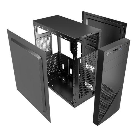 GEMBIRD GEMBIRD OBUDOWA FORNAX 170 MIDI-TOWER (1X USB 3.1, 2X USB 2.0, 1X USB TYP-C, CZYTNIK KART, 2X MINIJACK) CZARNA GEMBIRD GEMBIRD OBUDOWA FORNAX 170 MIDI-TOWER (1X USB 3.1, 2X USB 2.0, 1X USB TYP-C, CZYTNIK KART, 2X MINIJACK) CZARNA