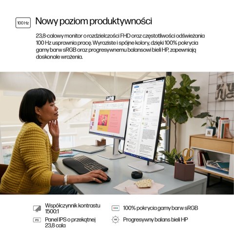 Hewlett-Packard MONITOR HP LED 23,8" S5 Pro 524pf (9D9L6UT) Hewlett-Packard MONITOR HP LED 23,8" S5 Pro 524pf (9D9L6UT)