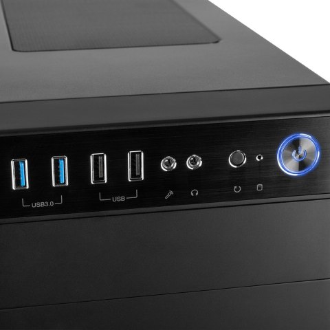 MODECOM Obudowa MODECOM Oberon Pro Glass AT-OBERON-PG-10-000000-0002 (ATX, ITX, Micro ATX; kolor czarny)