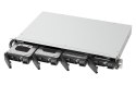 QNAP Qnap TS-433eU, 1U RACK, 4x 2.5"/3.5" SATA, ARM Cortex-A55 2,0GHz 4C, 4GB, 2x 2.5GbE, 2x USB 3.2, adapter 60W