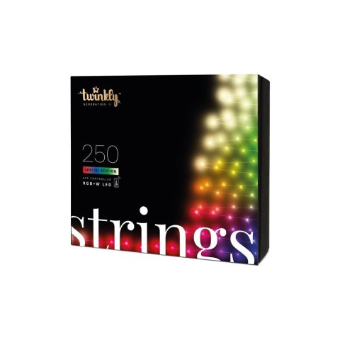 Twinkly Inteligentne lampki choinkowe Twinkly 250 RGB+W 20m