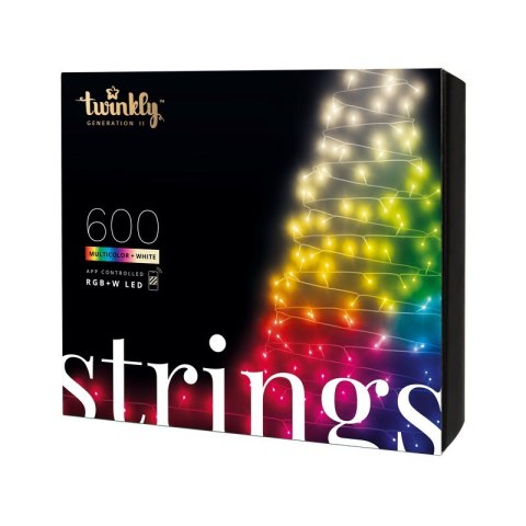Twinkly Inteligentne lampki choinkowe Twinkly Strings 600 RGBW