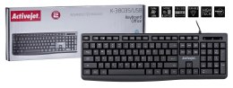 Activejet Activejet K-3803S Klawiatura przewodowa USB