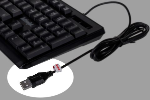 Activejet Activejet K-3803S Klawiatura przewodowa USB Activejet Activejet K-3803S Klawiatura przewodowa USB