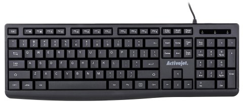 Activejet Activejet K-3803S Klawiatura przewodowa USB Activejet Activejet K-3803S Klawiatura przewodowa USB