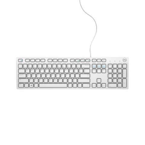Dell DELL Keyboard : US-Euro (Qwerty) Dell KB216 Quietkey USB, White