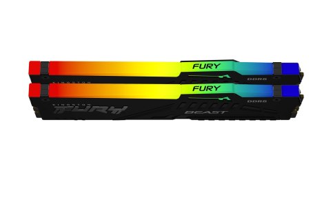 Kingston KINGSTON DDR5 32GB 6000MT/s CL30 DIMM (Kit of 2) FURY Beast RGB EXPO