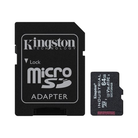 Kingston KINGSTON microSDHC 64GB Industrial C10 A1 pSLC Card