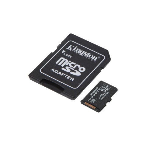 Kingston KINGSTON microSDHC 64GB Industrial C10 A1 pSLC Card Kingston KINGSTON microSDHC 64GB Industrial C10 A1 pSLC Card