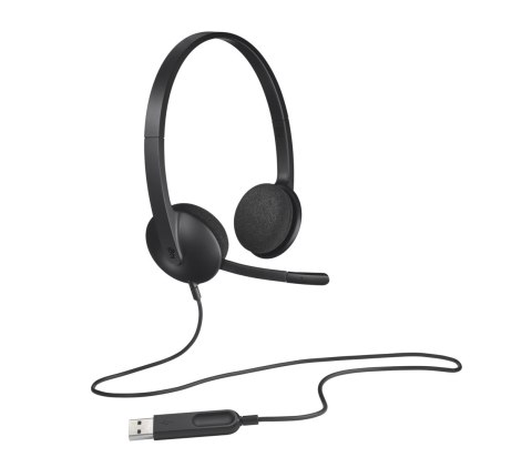 Logitech Słuchawki Logitech Headset H340 USB Logitech Słuchawki Logitech Headset H340 USB