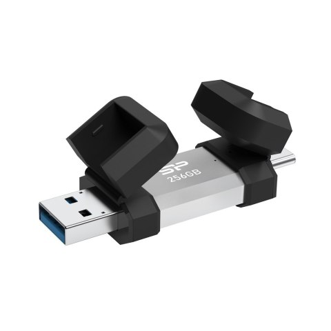 Silicon Power Silicon Power C51 256GB USB-A USB-C Silver Silicon Power Silicon Power C51 256GB USB-A USB-C Silver