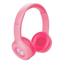 Trust Słuchawki TRUST Nouna Wireless Kids pink