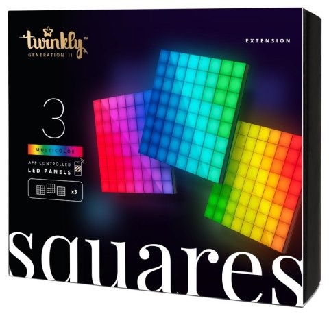 Twinkly Inteligentne bloki Twinkly Squares Extension Kit 3x64 Twinkly Inteligentne bloki Twinkly Squares Extension Kit 3x64