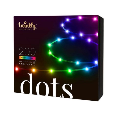 Twinkly Inteligentne lampki Twinkly Dots 200 RGB 10 m Twinkly Inteligentne lampki Twinkly Dots 200 RGB 10 m