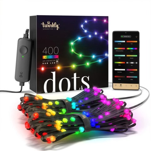 Twinkly Inteligentne lampki Twinkly Dots 400 RGB 20 m Twinkly Inteligentne lampki Twinkly Dots 400 RGB 20 m