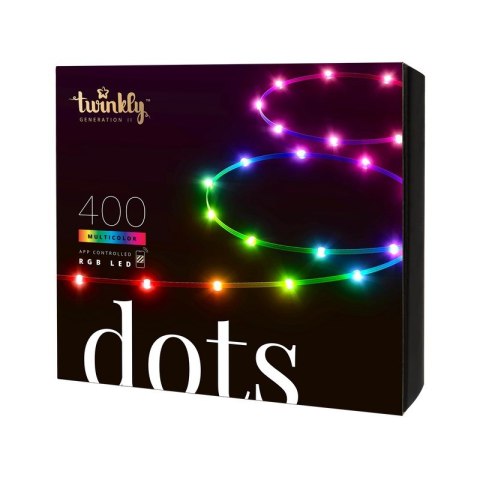 Twinkly Inteligentne lampki Twinkly Dots 400 RGB 20 m Twinkly Inteligentne lampki Twinkly Dots 400 RGB 20 m