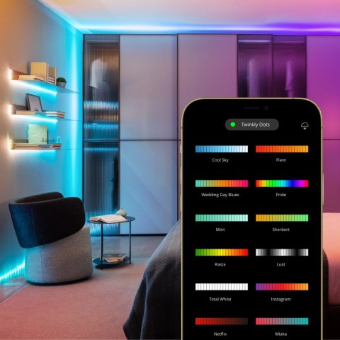 Twinkly Inteligentne lampki Twinkly Dots 60 RGB USB 3 m Twinkly Inteligentne lampki Twinkly Dots 60 RGB USB 3 m