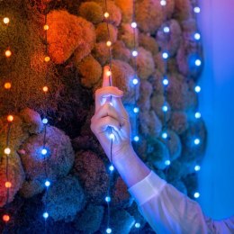 Twinkly Twinkly Candies - 100 Lampki w kształcie pereł RGB LEDs, przezroczysty przewód, USB-C