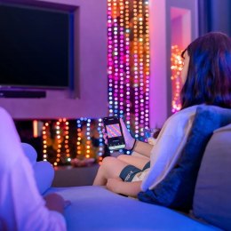 Twinkly Twinkly Candies - 100 Lampki w kształcie serc RGB LEDs, przezroczysty przewód, USB-C