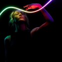 Twinkly Twinkly Candies - 100 Lampki w kształcie świeczki RGB LEDs, zielony przewód, USB-C