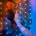 Twinkly Twinkly Candies - 100 Lampki w kształcie świeczki RGB LEDs, zielony przewód, USB-C