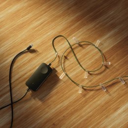 Twinkly Twinkly Candies - 200 Lampki w kształcie świeczki RGB LEDs, przezroczysty przewód, USB-C