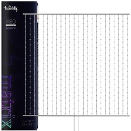 Twinkly Twinkly Matrix kurtyna świetlna 480 RGB 1x1 m