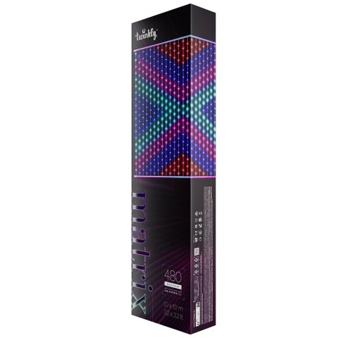 Twinkly Twinkly Matrix kurtyna świetlna 480 RGB 1x1 m Twinkly Twinkly Matrix kurtyna świetlna 480 RGB 1x1 m