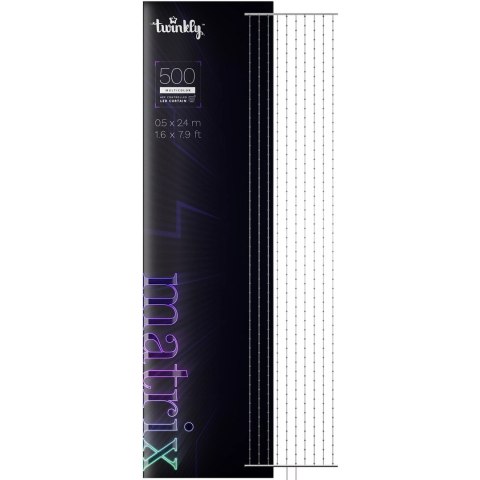 Twinkly Twinkly Matrix kurtyna świetlna 500 RGB 05 x 2.4 m