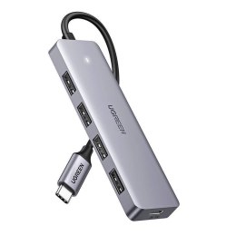 UGREEN Ugreen Hub Adapter 4w1 USB C do 4x USB 3.0+USB C (szary)