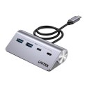 UNITEK UNITEK HUB ALUMINIOWY USB-A/C 2X USBA 2X USBC 5GBP