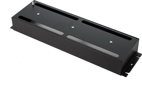 Bachmann Panel 19" z szyną DIN do zabudowy aparatury modułowej w szafie, czarny