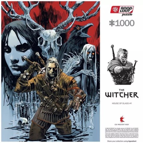 Cenega Publishing Puzzle Good Loot Comic Book: The Witcher (Wiedźmin) House of Glass 1000 elementów Cenega Publishing Puzzle Good Loot Comic Book: The Witcher (Wiedźmin) House of Glass 1000 elementów