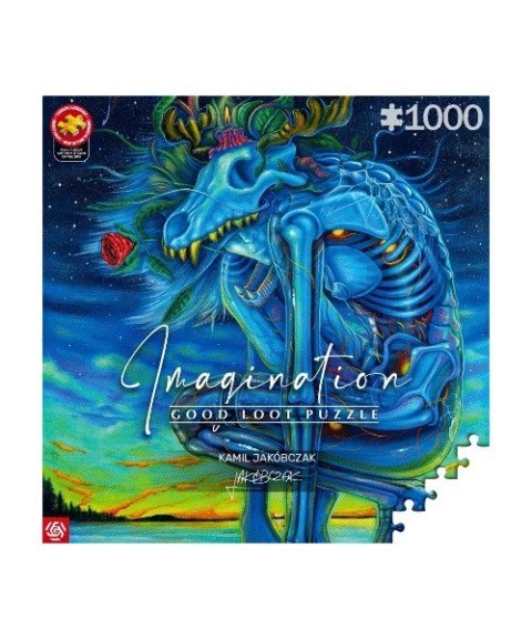 Cenega Publishing Puzzle Good Loot Imagination: Kamil Jakóbczak Biały Wilk / White Wolf 1000 elementów