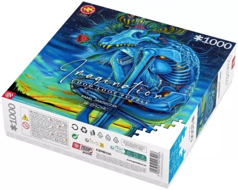 Cenega Publishing Puzzle Good Loot Imagination: Kamil Jakóbczak Biały Wilk / White Wolf 1000 elementów Cenega Publishing Puzzle Good Loot Imagination: Kamil Jakóbczak Biały Wilk / White Wolf 1000 elementów