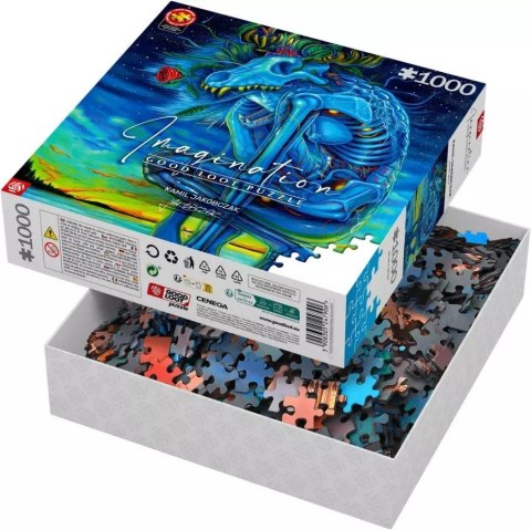 Cenega Publishing Puzzle Good Loot Imagination: Kamil Jakóbczak Biały Wilk / White Wolf 1000 elementów Cenega Publishing Puzzle Good Loot Imagination: Kamil Jakóbczak Biały Wilk / White Wolf 1000 elementów