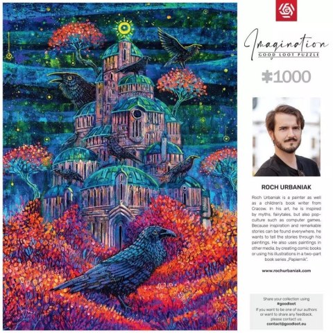 Cenega Publishing Puzzle Good Loot Imagination: Roch Urbaniak Twierdza Pani Kruków / Raven Queen's Fortress 1000 elementów Cenega Publishing Puzzle Good Loot Imagination: Roch Urbaniak Twierdza Pani Kruków / Raven Queen's Fortress 1000 elementów