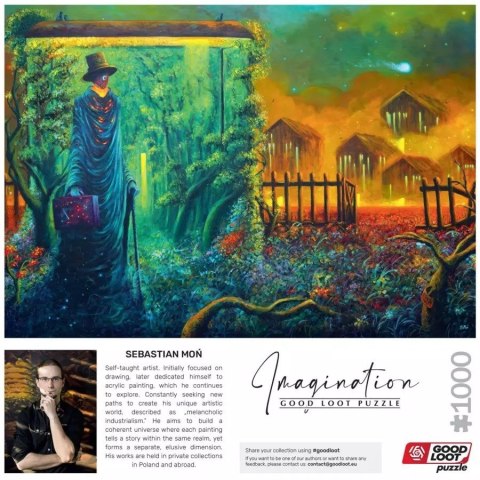 Cenega Publishing Puzzle Good Loot Imagination: Sebastian Moń Stationary Traveller II 1000 elementów Cenega Publishing Puzzle Good Loot Imagination: Sebastian Moń Stationary Traveller II 1000 elementów