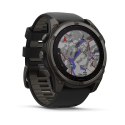 Garmin Zegarek sportowy Garmin Fenix 8 Solar Sapphire Titanium Carbon Grey DLC 51mm Czarny