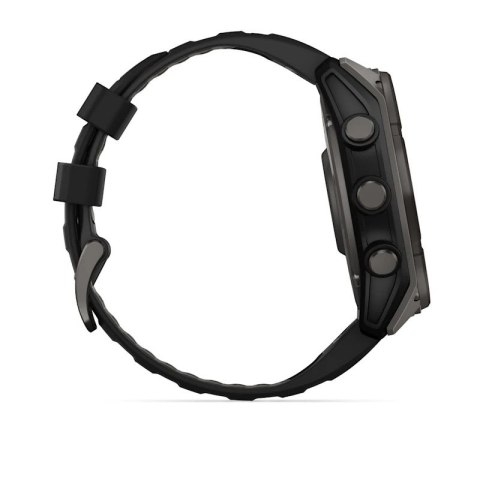 Garmin Zegarek sportowy Garmin Fenix 8 Solar Sapphire Titanium Carbon Grey DLC 51mm Czarny Garmin Zegarek sportowy Garmin Fenix 8 Solar Sapphire Titanium Carbon Grey DLC 51mm Czarny