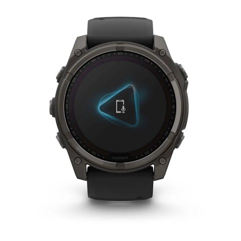 Garmin Zegarek sportowy Garmin Fenix 8 Solar Sapphire Titanium Carbon Grey DLC 51mm Czarny Garmin Zegarek sportowy Garmin Fenix 8 Solar Sapphire Titanium Carbon Grey DLC 51mm Czarny