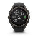 Garmin Zegarek sportowy Garmin Fenix 8 Solar Sapphire Titanium Carbon Grey DLC 51mm Czarny