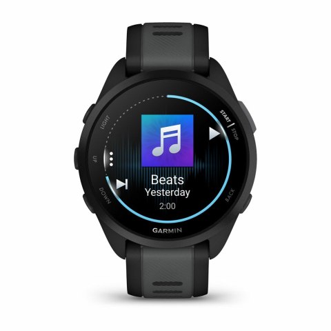 Garmin Zegarek sportowy Garmin Forerunner 165 Music AMOLED 43mm Black/Slate Grey Garmin Zegarek sportowy Garmin Forerunner 165 Music AMOLED 43mm Black/Slate Grey