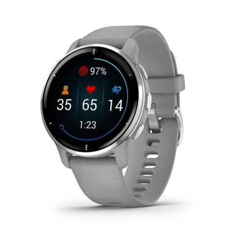Garmin Zegarek sportowy Garmin Venu 2 Plus AMOLED 43mm Srebrny Garmin Zegarek sportowy Garmin Venu 2 Plus AMOLED 43mm Srebrny
