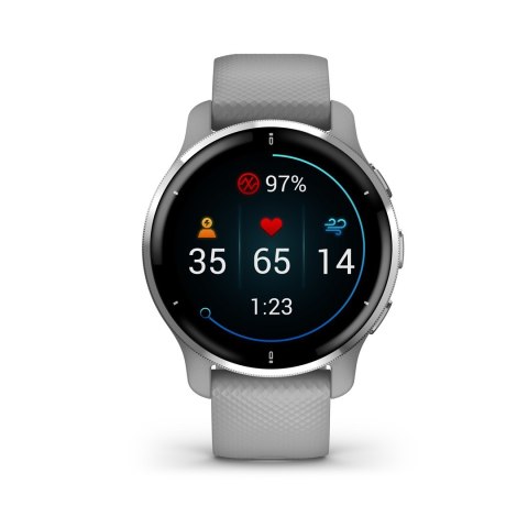 Garmin Zegarek sportowy Garmin Venu 2 Plus AMOLED 43mm Srebrny Garmin Zegarek sportowy Garmin Venu 2 Plus AMOLED 43mm Srebrny