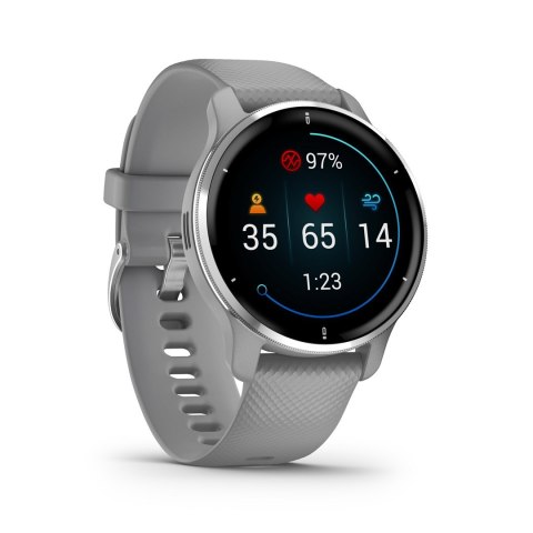 Garmin Zegarek sportowy Garmin Venu 2 Plus AMOLED 43mm Srebrny Garmin Zegarek sportowy Garmin Venu 2 Plus AMOLED 43mm Srebrny