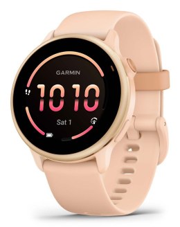Garmin Zegarek sportowy Garmin Vivoactive 6 AMOLED 42mm Metallic Pink Dawn/Różowy