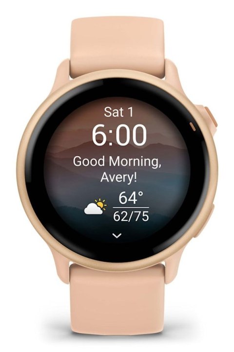 Garmin Zegarek sportowy Garmin Vivoactive 6 AMOLED 42mm Metallic Pink Dawn/Różowy Garmin Zegarek sportowy Garmin Vivoactive 6 AMOLED 42mm Metallic Pink Dawn/Różowy